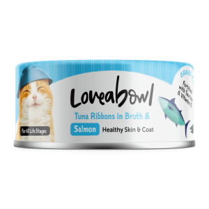 Tuna Ribbons in Broth with Salmon